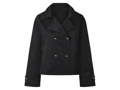 esmara Dames trenchcoat (Zwart, 44)