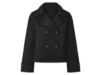 esmara Dames trenchcoat (Zwart, 44) - thumbnail