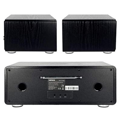 Lenco DIR-260BK DAB+ Internet Radio/CD-Speler Hout/Zwart