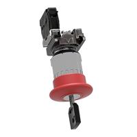 Schneider Electric XB4BS9442 Noodstopknop Vergrendelbaar 600 V 3 A 1x NC IP66, IP67, IP69, IP69K 1 stuk(s) - thumbnail