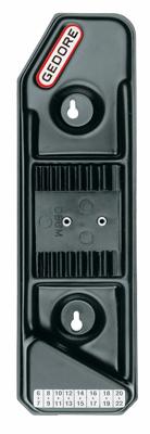 Gedore H 6-12 B Plaathouder leeg voor 12 sleutels nr. 6 Houder