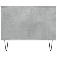 Salontafel 102x50x40 cm bewerkt hout betongrijs - thumbnail