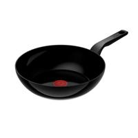 Tefal Kookgerei Tefal renew black wokpan 28 cm zwart - thumbnail