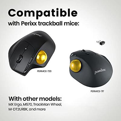 Perixx PERIPRO-303 G GO Trackball Goud