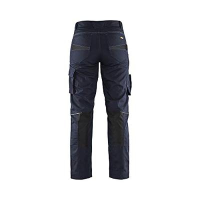 Blåkläder Dames service werkbroek met stretch 71951330 | Donker marineblauw/Zwart | Maat 40 - 7330509646946