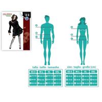 Kostuums voor Volwassenen Zwart Gotic vrouw (1 Onderdelen) - Maat: XXL - Maat: XXL - thumbnail