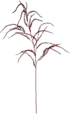 Countryfield kunsttak glitter 137cm rood