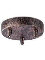 Light depot - plafondkap metaal 3 lichts - roest - Outlet - thumbnail