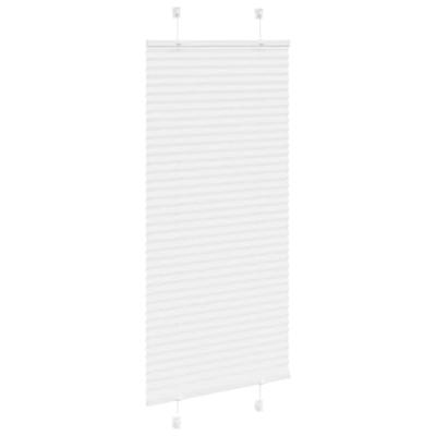 Pliss rolgordijn 60x150 cm stofbreedte 59,4 cm polyester wit - thumbnail