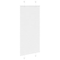 Pliss rolgordijn 60x150 cm stofbreedte 59,4 cm polyester wit - thumbnail