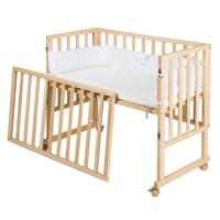 roba 3-in-1 co-sleeper babybed Safe Asleep (naturel gelakt) - thumbnail