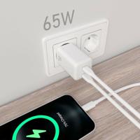 Oplader Aisens ASCH-65W2P039-W Wit 65 W (1 Stuks) - thumbnail