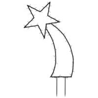 VidaXL Kerstverlichting meteoor met grondpinnen 80 led&apos;s 62 cm - thumbnail