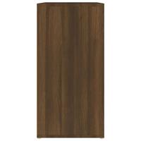 Schoenenkast 60x35x70 cm bewerkt hout bruineikenkleurig - thumbnail