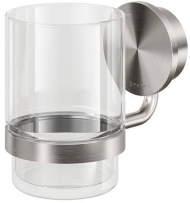 Glashouder met Glas Geesa Opal RVS Geesa