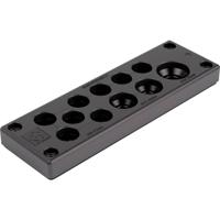 LAPP SKINTOP® MULTI Version 4 Meervoudige kabeldoorvoerplaat Klem-Ø (max.) 20 mm Plaatdikte (max.) 14 mm Polycarbonaat 1 stuk(s) - thumbnail