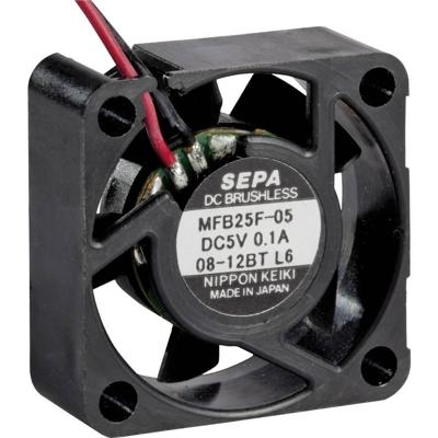 SEPA MFB25F05 Axiaalventilator 5 V/DC 4.2 m³/h (l x b x h) 25 x 25 x 10 mm SEPA MFB25F05 Axiaalventilator 5 V/DC 4.2 m³/h (l x b x h) 25 x 25 x 10 mm