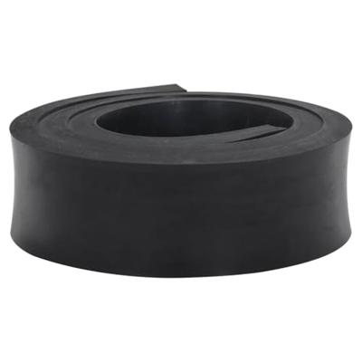 VidaXL Rubberen rand voor sneeuwploeg 150x8x2 cm zwart