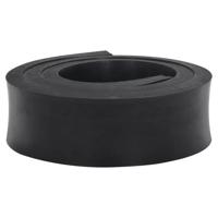 VidaXL Rubberen rand voor sneeuwploeg 150x8x2 cm zwart - thumbnail