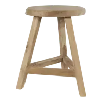 Krukje teak Binnen Buiten Tuin ø35cm Lesli Living - thumbnail