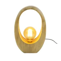Ylumen Tafellamp Arch Wood H 43 cm beige - thumbnail