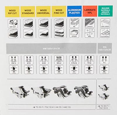 Festool Accessoires Wood Universal | Universeel zaagblad HW 160x1,8x20 W28 - 205551 - thumbnail