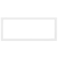 Wandbeugels voor wasbak 2 st rechthoekig staal wit - thumbnail