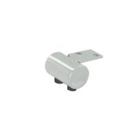 Stalen meubelpoot chroom rond 2,5 bij 4 cm en hoogte 2,5 cm - thumbnail