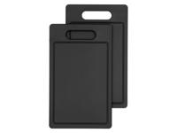 SILVERCREST Snijplank (klein/zwart 2st) - thumbnail