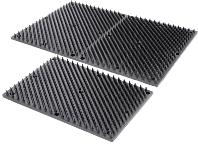 Borstelmat voor Paard, Kalf, Geit Zwart (L40xB30cm) Borstelmat voor Paard, Kalf, Geit Zwart (L40xB30cm)