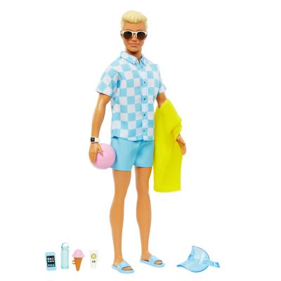 Barbie - Barbie Beach Day Ken (CP4) - 21a - Doll - 3 jaar oud en +
