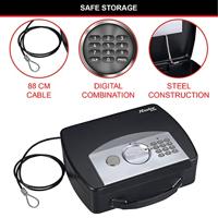 Master Lock P40020 Documenthouder (b x h x d) 74 x 254 x 201 mm Zwart - thumbnail