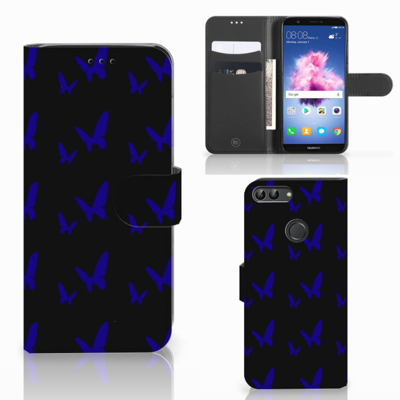 Huawei P Smart Telefoon Hoesje Vlinder Patroon Huawei P Smart Telefoon Hoesje Vlinder Patroon