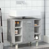 Badkamerkast 60x32x53,5 cm spaanplaat betongrijs - thumbnail
