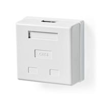 Nedis Netwerk Wanddoos | 2 poort(en) | STP CAT6 | Female | Wit | 1 stuks - CCGP89130WT CCGP89130WT - thumbnail