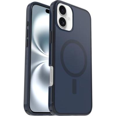 Otterbox Symmetry Backcover Apple iPhone 16 Plus Blauw MagSafe compatible Otterbox Symmetry Backcover Apple iPhone 16 Plus Blauw MagSafe compatible