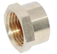 Kirchhoff Rood messing eindkap, blank, 3/4"IT, (3301) - 988959313 - thumbnail