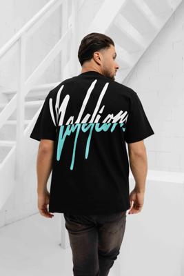 Malelions Split T-Shirt Heren Zwart - Maat XS - Kleur: Oranje | Soccerfanshop Malelions Split T-Shirt Heren Zwart - Maat XS - Kleur: Oranje | Soccerfanshop