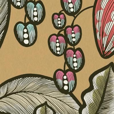 Architects Paper Floral Impression - Geel - Bloemrijk - 377544