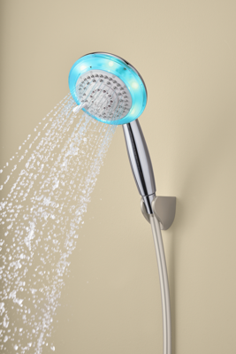 LIVARNO LED-douchekop (Grijs)