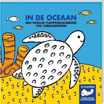 Kleurboek met flappen interstat in de oceaan Kleurboek met flappen interstat in de oceaan