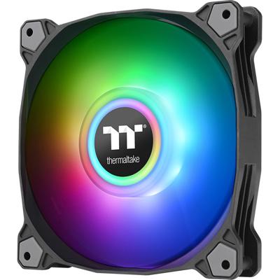 Thermaltake CL-F116-PL14SW-A PC-ventilator Zwart (b x h x d) 190 x 56 x 143 mm Incl. LED-verlichting, Incl. RGB-verlichtingsbesturing Thermaltake CL-F116-PL14SW-A PC-ventilator Zwart (b x h x d) 190 x 56 x 143 mm Incl. LED-verlichting, Incl. RGB-verlichtingsbesturing