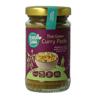 Thaise groene currypasta bio 120 Gram - thumbnail