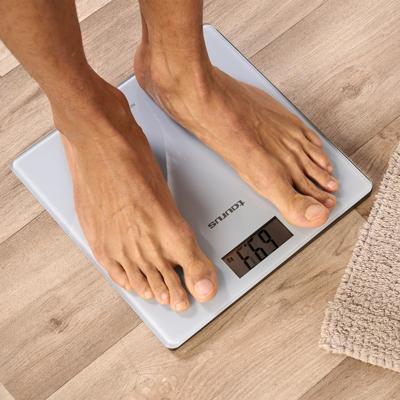 Digitale Personenweegschaal Taurus INCEPTION NEW Blauw Metaal 180 kg - thumbnail