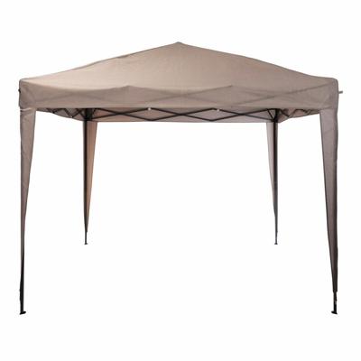 Partytent vouwbaar 300xh250cm taupe