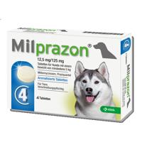 Milprazon Ontwormingsmiddel hond (5-75 kg) 2 x 4 tabletten - thumbnail