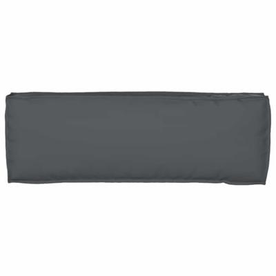 VidaXL Pallet kussen set 2 pcs antraciet 120 x 40 x 8 cm oxford stof VidaXL Pallet kussen set 2 pcs antraciet 120 x 40 x 8 cm oxford stof