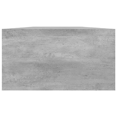 VidaXL Monitorstandaard 100x24x13 cm bewerkt hout betongrijs - thumbnail