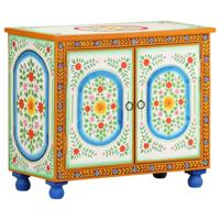 VidaXL Dressoir handgeschilderd 70x35x60 cm massief mangohout - thumbnail