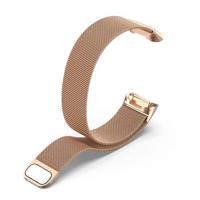 Milanese bandje - Champagne goud - Geschikt voor FitBit Charge 5 - thumbnail